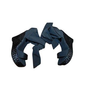 Donald J. Pliner Size 6.5 M Designer Wedge Ankle Tie Wrap Heels Shoes